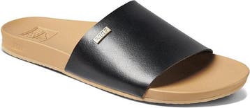 Reef Cushion Scout Dames Slippers - 35 - Black/Natural, Kleding | Dames, Verzenden, Nieuw