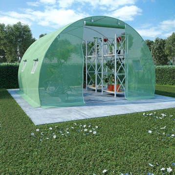 vidaXL Kas 9 m² 300x300x200 cm, Verzenden, Nieuw