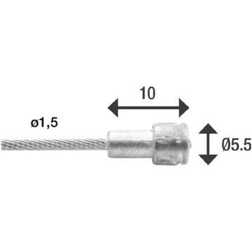 Elvedes Universele binnenkabel rem-koppeling - 2 meter -..., Ophalen of Verzenden, Nieuw, Wiel