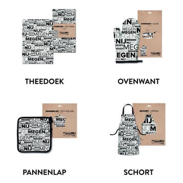 Nijmegen voordeelpakket keukentextiel, Huis en Inrichting, Verzenden, Nieuw, Overige kleuren, Overige typen