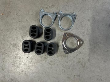 Complete uitlaat Einddemper + Tussendemper + Voorpijp Opel C, Verzenden, Nieuw