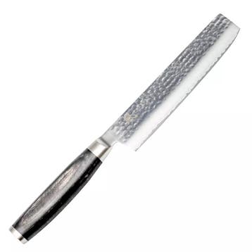 Yaxell Taishi Nakiri 16,5 cm – VG-10 Staal – Hardheid 61, Ophalen of Verzenden, Nieuw, Hout, Los bestek