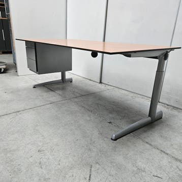 Ahrend 500 buikbureau met onderbouw ladekast - 190x80 cm, Ophalen of Verzenden, Nieuw