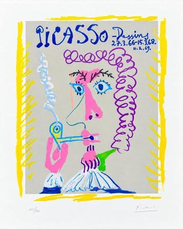 Pablo Picasso (1881-1973) - Dessins 27.3.66–15.3.68, 1969