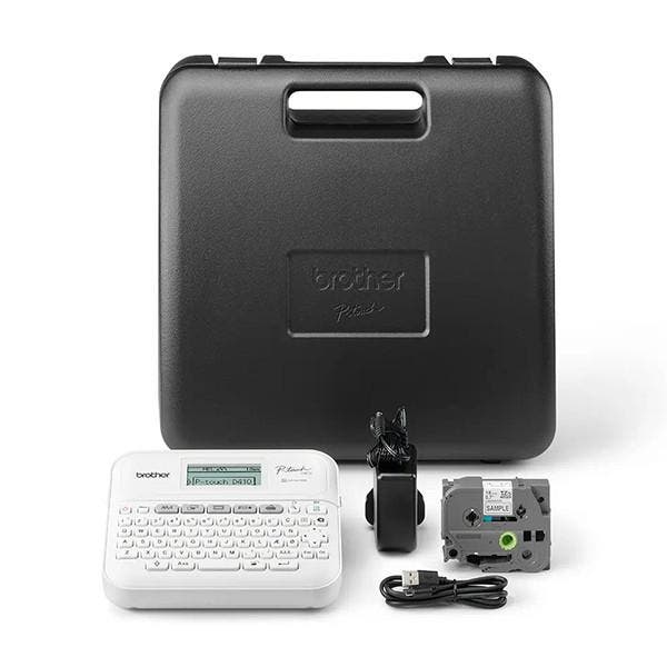 Brother PT-D410VP beletteringsysteem (QWERTY), Computers en Software, Labelprinters, Tape-label, Nieuw, Verzenden