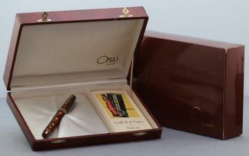Omas - extra paragon arco brown - Vulpen, Verzamelen, Pennenverzamelingen, Nieuw