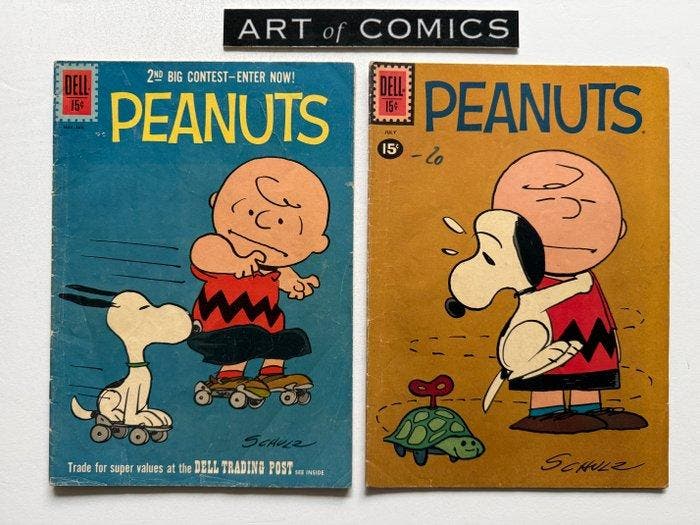 Peanuts #9 & #11 - 2 Comic collection - Eerste druk - 1962, Boeken, Strips | Comics