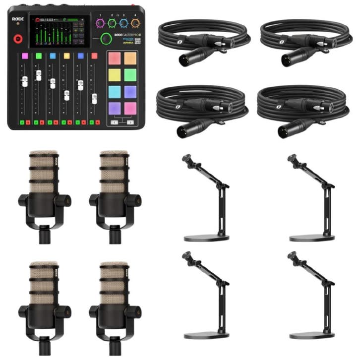RODE Podcast Large Bundle, Muziek en Instrumenten, Microfoons, Overige typen, Nieuw, Ophalen of Verzenden