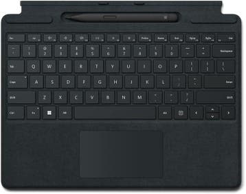 Surface Pro Keyboard + Pen | Alcantara | 35% Korting, Bescherming voor- en achterkant, Microsoft, Gebruikt, 13 inch of meer