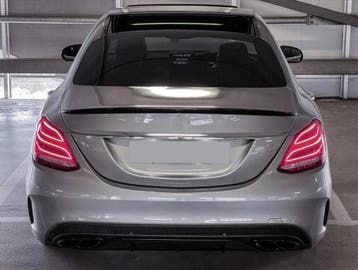 Spoiler voor Mercedes C-Klasse W205 2014-2020 | glans zwart