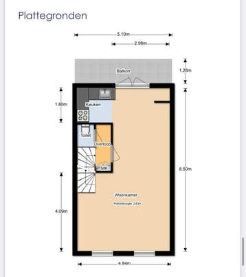 Te huur: Appartement Numansdorpsestraat in Schiedam, Huizen en Kamers, Huizen te huur, Zuid-Holland, Appartement, Schiedam