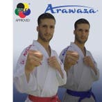 Kumite-karatepak Onyx (Rood) Arawaza | WKF (Maat: 180), Verzenden, Nieuw, Karate, Vechtsportpak