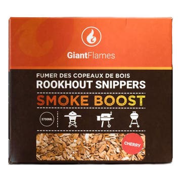 Giant Flames BBQ rookhout doos snippers cherry, Tuin en Terras, Ophalen of Verzenden, Nieuw