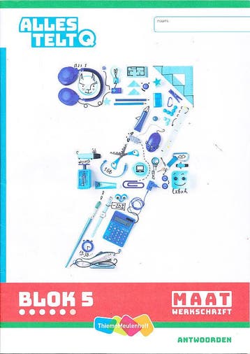 Alles Telt Q Antwoorden Werkschrift Maat blok 5 groep 7, Verzenden, Nieuw