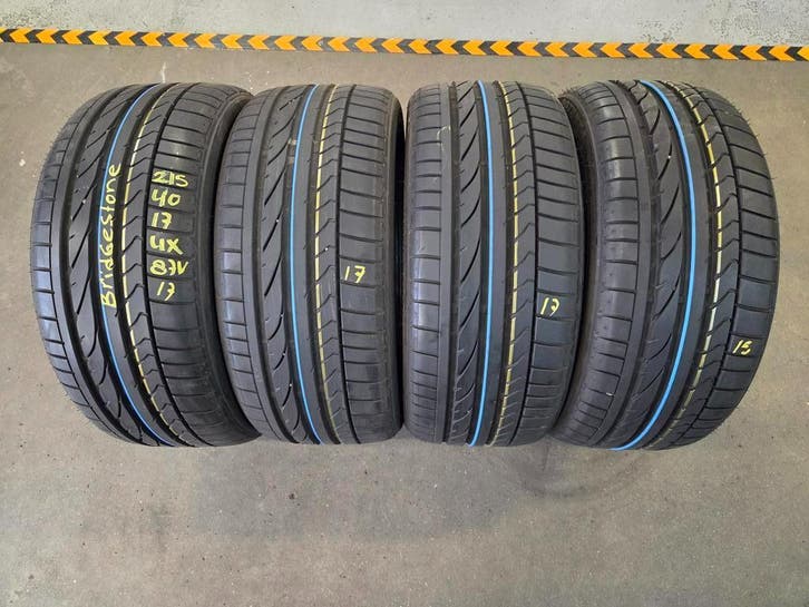 215/40/17 87V BRIDGESTONE ZOMERBANDEN 7,8MM PROFIEL 4X, Auto-onderdelen, Banden en Velgen, 17 inch, Erkend duurzaam, Zomerbanden