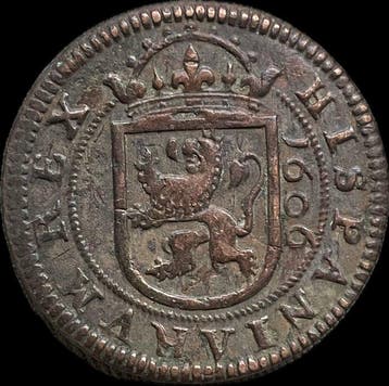 . Spanje Felipe III. 8 Maravedís 1606 Segovia (Zonder