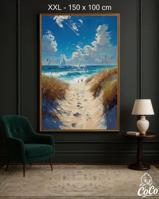 CoCo - Sandy Path - XXL, Antiek en Kunst, Kunst | Designobjecten