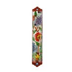 Mezuzah handgeschilderd met bloemen van Yair Emanuel van..., Nieuw