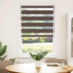 vidaXL Zebra rolgordijn 90,9 x 150 cm stofbreedte 86,7 cm, Verzenden, Nieuw, Bruin
