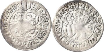 Pfahlschildgroschen ohne Jahr (1425/1440), Sachsen, Haus..., Verzenden