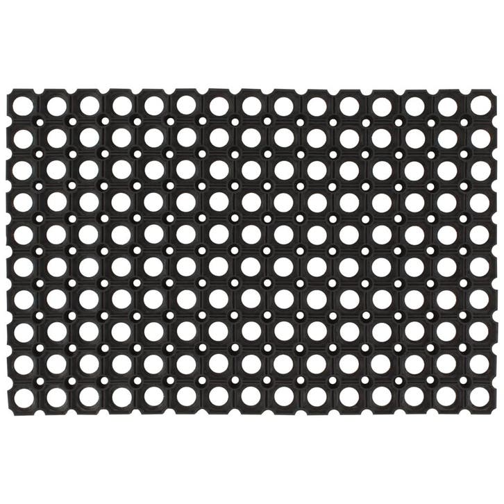 vidaXL Deurmat rechthoekig 40x60 cm rubber, Tuin en Terras, Deurmatten, Nieuw, Verzenden