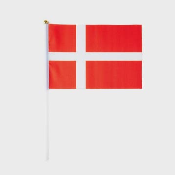 Deense Handvlag 14x21cm - Duurzaam Polyester met Stokje voor, Verzenden, Nieuw