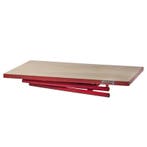 Inklapbare werkbank 120 cm met houten werkblad - rood, Doe-het-zelf en Verbouw, Werkbanken, Ophalen of Verzenden, Nieuw