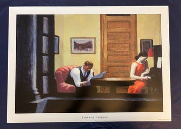Edward Hopper - Room in New York / 1932