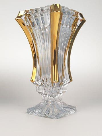 Bohemia Crystal - Vaas - Praag - 24 kt goud - Geen