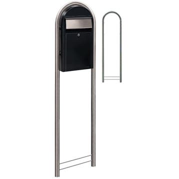 Bobi Grande S (slim) wandbrievenbus staal - zwart, Verzenden, Nieuw