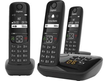 Gigaset AS690AR - DECT telefoon - GAP compatibel - zwart, Verzenden, Zo goed als nieuw
