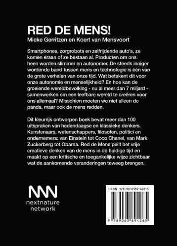 Red de mens! - Mieke Gerritzen 9789063694265, Boeken, Verzenden, Zo goed als nieuw, Mieke Gerritzen