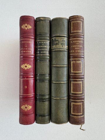 Gaston Boissier, L. Preller, Jules Girard - Lot de 4 livres