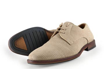 Manfield Veterschoenen in maat 41 Beige, Kleding | Heren, Schoenen, Manfield, Overige kleuren, Verzenden, Zo goed als nieuw