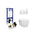 UP320 Toiletset 18 Idevit Alfa Met Bidet Rimfree En, Ophalen of Verzenden, Nieuw