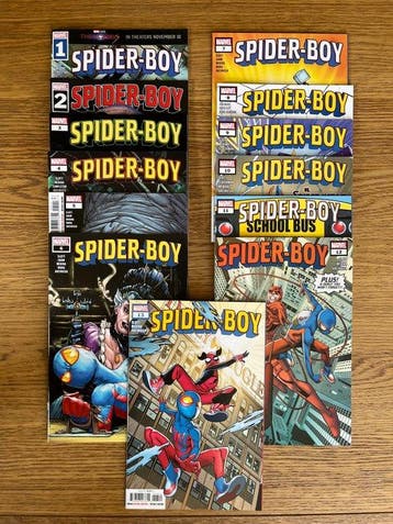 Spider-Boy - 13 Comic collection - Eerste druk - 2023/2024, Boeken, Nieuw