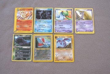 Pokémon - 7 Bulk kaarten - Rapidash, Cloyster, Espeon,, Nieuw