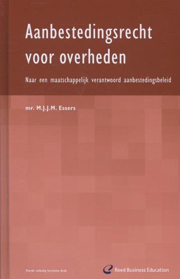 Aanbestedingsrecht voor overheden 9789035246706, Boeken, Verzenden, Zo goed als nieuw
