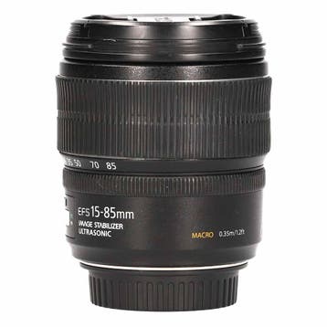 Canon EF-S 15-85mm f/3.5-5.6 IS USM met garantie, Ophalen of Verzenden, Gebruikt