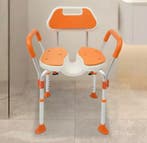 Douchestoel met Armleuningen – Verstelbaar en Antislip, Huis en Inrichting, Stoelen, Verzenden, Nieuw