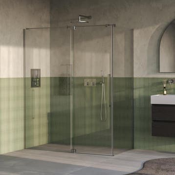 Brauer Stellar - Douchecabine met Draaideur - Helder Glas -, Doe-het-zelf en Verbouw, Sanitair, Ophalen of Verzenden, Nieuw