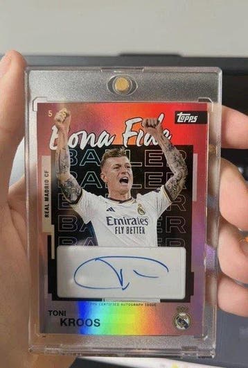 2025/26 Topps Real Madrid Team Set Toni Kroos Autograph 5/5, Nieuw