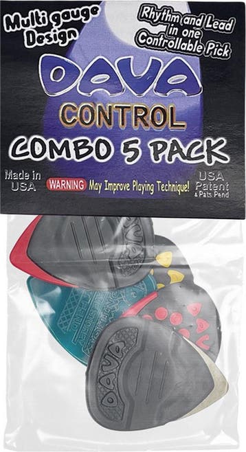 Dava DAV-8125 Control Pick plectrum Combo 5-pack, Ophalen of Verzenden, Nieuw, Elektrische gitaar