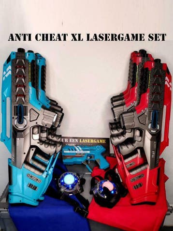 XL anti cheat Lasergame set huren voor 8 personen of meer, Ophalen of Verzenden, Nieuw, Overige