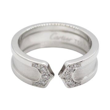 Cartier - Ring - C2 Ring - 18 karaat Witgoud -, Nieuw