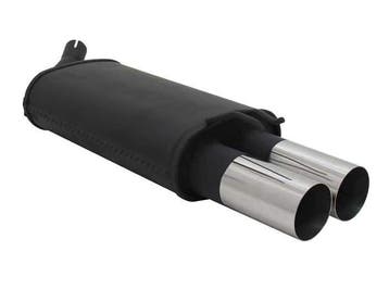 Sportuitlaat Renault Twingo 2x76mm RL-Design einddemper, Verzenden, Nieuw