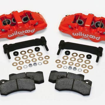 Wilwood AERO6 Front Caliper & Bracket Kit - Red 97-13 C5/C6, Ophalen of Verzenden, Nieuw