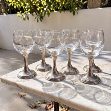 Arte Italica - Peltro Marinoni - Drinkglas (6) - Set van 6