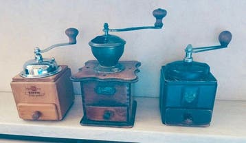 Douwe Egberts, Peugeot - Koffiemolen (3) - Hout, Metaal