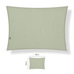 Schaduwdoek 3x4 rechthoek Moonstone green, Ophalen of Verzenden, Nieuw